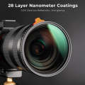 K&F CONCEPT KF01.2012 Nano-X Series 82mm ND3~ND1000 Ultra-thin Adjustable ND Filter HD Anti-Refle...