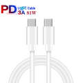 PD11 Single PD3.0 USB-C / Type-C 20W Fast Charger with 1m Type-C to Type-C Data Cable, US Plug(Bl...