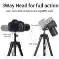 JMARY KP2208 Photography Live Streaming 1.7m Fill Light Camera Metal Tripod Holder
