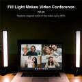 VLOGLITE WS66 LED Webcam Streaming Lights Video Conference Lighting Laptop Light with Tripod