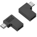 Type-C Female to Micro USB Male Adapter Data Charging Transmission, Specification:Type-C Female t...