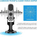 JMARY MC-PW7 USB Desktop Cardioid Noise Reduction Microphone