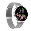 ET490 1.27 inch Color Screen Smart Watch Steel Strap, Support Bluetooth Call / ECG(Silver)