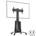 NB G85 55-85 inch TV Electric Remote Control Mobile Cart TV Floor Stand For Samsung / Hisense(US ...