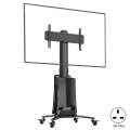 NB G85 55-85 inch TV Electric Remote Control Mobile Cart TV Floor Stand For Samsung / Hisense(UK ...