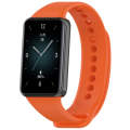 For Honor Band 9 Solid Color TPU Watch Band(Orange)
