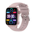 ET570 1.96 inch Color Screen Smart Watch Silicone Strap, Support Bluetooth Call / ECG(Pink)