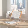 BG-2S Height Adjustable Laptop Holder  ABS + Aluminum Alloy Desktop Book Stand for Reading