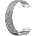 For Honor Band 9 Milan Magnetic Steel Mesh Watch Band(Silver)
