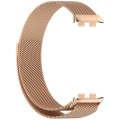 For Honor Band 9 Milan Magnetic Steel Mesh Watch Band(Rose Gold)