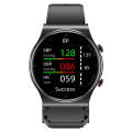 P70 1.3 inch Color Screen Smart Watch, Support Accurate Air Pump Blood Pressure / ECG(Black)