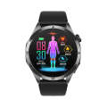 ET485 1.43 inch Color Screen Smart Watch Silicone Strap, Support Bluetooth Call / Micro-physical ...