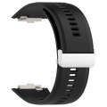 For Xiaomi Watch H1 Blood Pressure Watch Silicone Watch Band(Black)