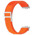 For Samsung Galaxy Fit 3 Nylon Canvas Watch Band(Orange)