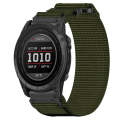 For Garmin Tactix 7 26mm Nylon Hook And Loop Fastener Watch Band(Army Green)