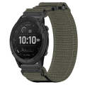 For Garmin Tactix Delta 26mm Nylon Hook And Loop Fastener Watch Band(Grey)