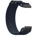 For Garmin Descent Mk3i 43mm 20mm Nylon Hook And Loop Fastener Watch Band(Blue)