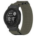 For Garmin Instinct 2S 20mm Nylon Hook And Loop Fastener Watch Band(Grey)