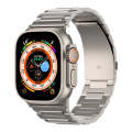 For Apple Watch SE 2023 44mm I-Shaped Titanium Watch Band(Titanium)