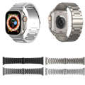 For Apple Watch SE 2022 44mm I-Shaped Titanium Watch Band(Sliver)