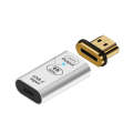 Type-C Female to HDMI 2.0 Male Converter Adapter 4K 60Hz HD Magnetic Plug(Silver)