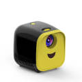 L1 Children Projector Mini Mini LED Portable Home Speaker Projector, US Plug(Black)