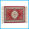 Mini Woven Rug Mat Retro Style Mouse Pad, Ramdom Color Delivery