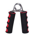 A Type 4.5mm Chrome-plated Fingerprint Two-color Cotton Sleeve Grip(Red)