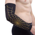 Professional Basketball Sports Spider Web Arm Guards Anti-skid Lengthened Elbow Guards, Size:XL(R...