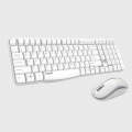 Rapoo X1800S 2.4GHz Wireless Keyboard and Mouse Set(White)