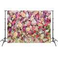 2.1m x 1.5m Flower Wall Simulation Rose Wedding Party Arrangement 3D Photography Background Cloth...