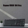 Rapoo V860 Desktop Wired Gaming Mechanical Keyboard, Specifications:104 Keys(Red Shaft)