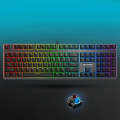 Rapoo V700RGB 104 Keys USB Wired Game Computer without Punching Mechanical Keyboard(Tea Shaft)
