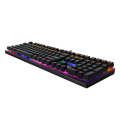 Rapoo V700S 104 Keys Mixed Color Backlight USB Wired Game Computer Without Punching Mechanical Ke...