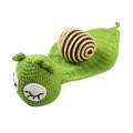 Green Snail White Eyes Newborn Baby Photography Clothes Hand Knitting Hundred Days Baby Photograp...