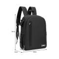 CADeN Shoulder Digital Camera Bag Outdoor Nylon Photography Backpack(Black Small Bag)