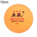 ROYING 10 PCS Professional ABS Table Tennis Training Ball, Diameter: 40mm, Specification:Orange 2...