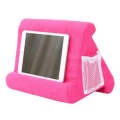 Laptop Holder Tablet Pillow Multifunction Laptop Cooling Pad Rest Cushion(Rose Red)