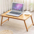 Nanzhu Folding Computer Table Bed Card Slot Laptop Table Simple Lazy Lift Computer Desk, Size:Med...