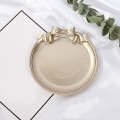 Vintage Resin Made Old Jewelry Earrings Tray Decorative Ornaments Photo Props, Style:Round(Champa...