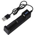 10 PCS USB 18650 Battery Single Slot Holder Charger with Flashlight Function