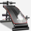 Foldable Sit-up Board For Household Multifunctional Abdomen, Specification: 177P-X6 Black Tripod