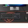 Ajazz DKS100 104 Keys Office Luminous Game Tea Axis Mechanical Keyboard, Cable Length: 1.5m(Black)