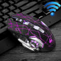 FREEDOM-WOLF X8 2400 DPI 6 Keys 2.4G Wireless Charging Silent Luminous Gaming Mechanical Mouse(St...