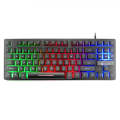 ZIYOULANG K16 87 Keys Colorful Mixed Light Gaming Notebook Manipulator Keyboard, Cable Length: 1.5m
