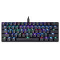 MOTOSPEED CK61 61 Keys  Wired Mechanical Keyboard RGB Backlight with 14 Lighting Effects, Cable L...