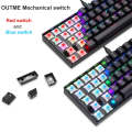 MOTOSPEED CK61 61 Keys  Wired Mechanical Keyboard RGB Backlight with 14 Lighting Effects, Cable L...