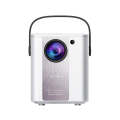 C500 Portable Mini LED Home HD Projector, Style:Basic Version(White)