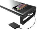 Vaydeer Metal Display Increase Rack Multifunctional Usb Wireless Laptop Screen Stand, Style:L-Wir...