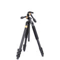 Q620 4-Section Folding Legs Heavy Duty Aluminum Alloy Tripod With Three-Dimensional Damping Tripo...